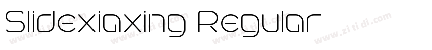 Slidexiaxing Regular字体转换